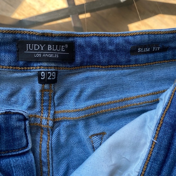 Judy Blue Jeans sz 9/29 slim fit mid rise - Picture 6 of 7